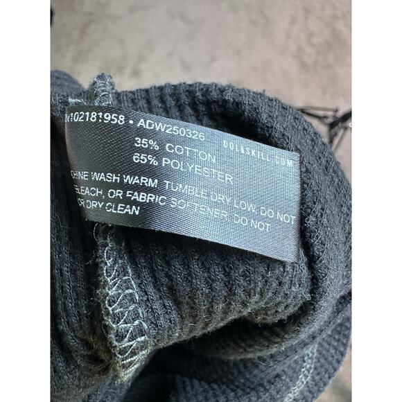 Dolls kill Darker Waves Patchwork Pants Raver goth punk grunge XL Waffle Stretch - Picture 12 of 12